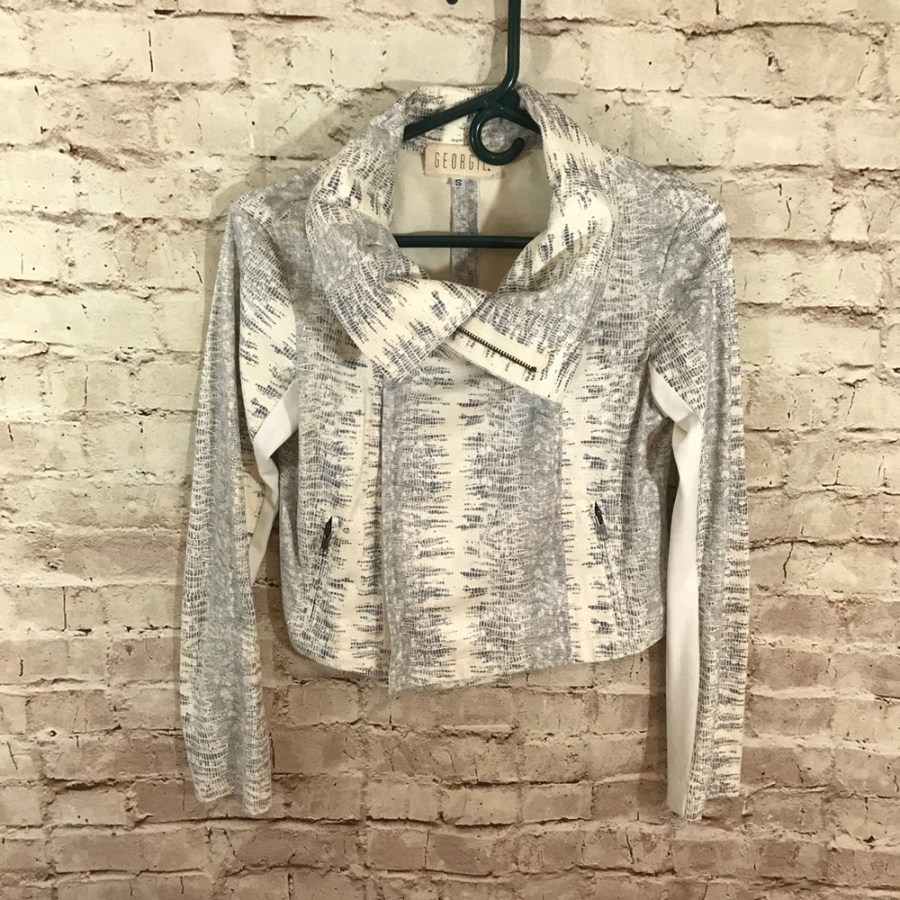 Georgie Faux Python Short Jacket - Picture 2 of 7